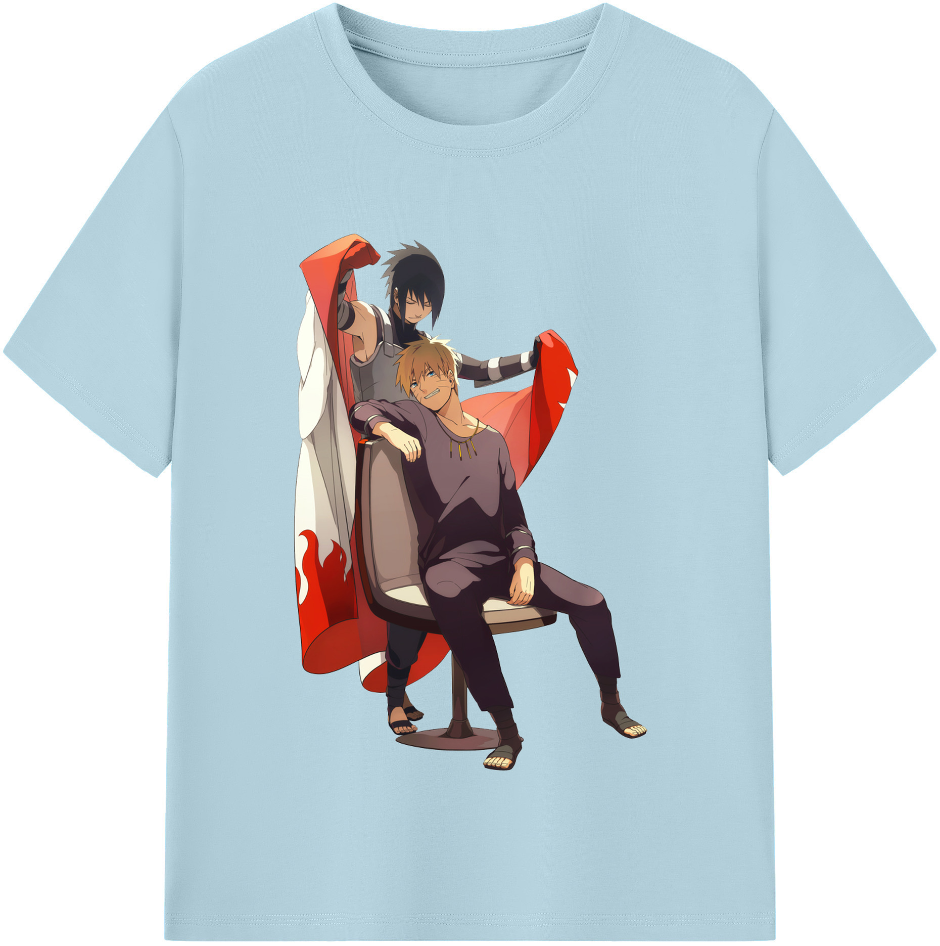 （画像用） NARUTO -ナルト- うずまき ナルト Uzumaki Naruto 綿100％半袖Tシャツ（フロントプリント）